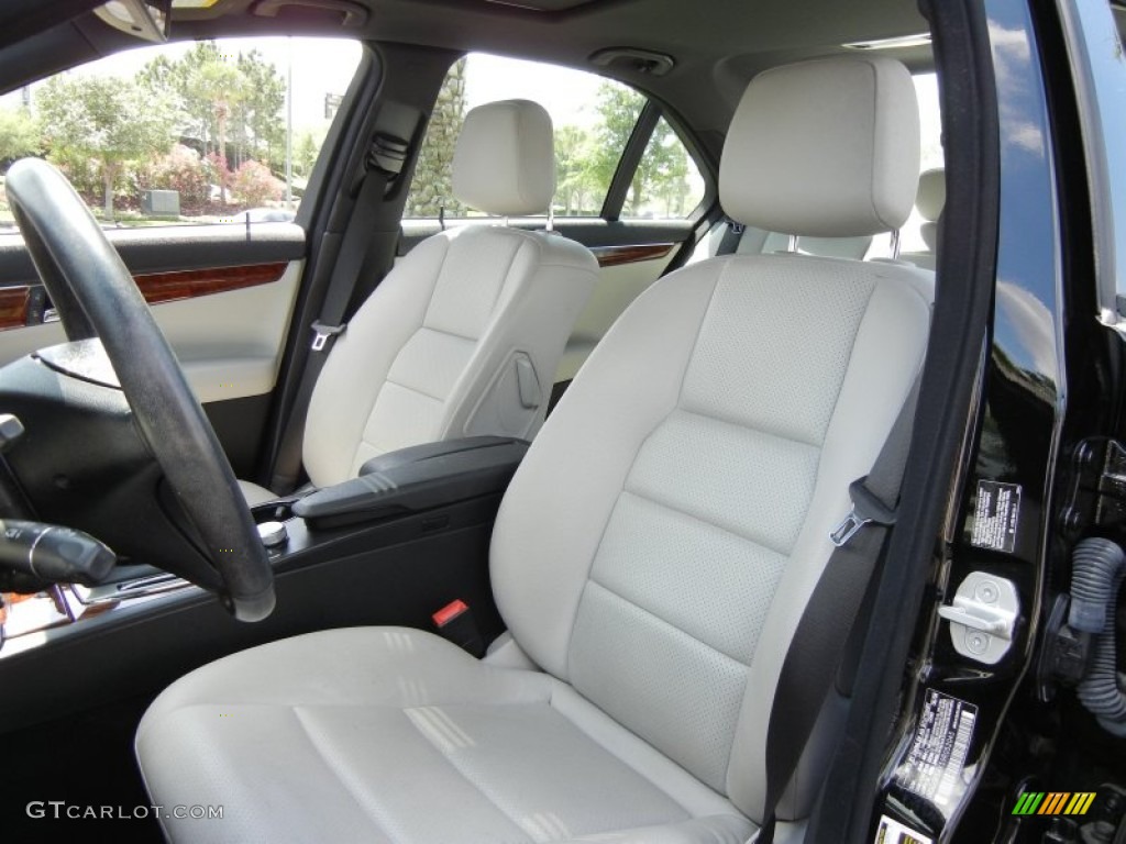 Grey/Black Interior 2009 Mercedes-Benz C 300 Luxury Photo #63122444