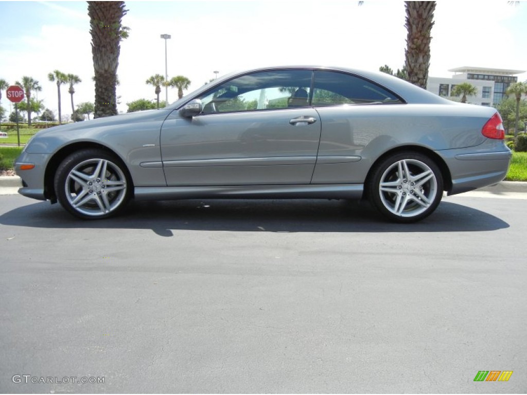 Palladium Silver Metallic 2009 Mercedes-Benz CLK 350 Grand Edition Coupe Exterior Photo #63122627