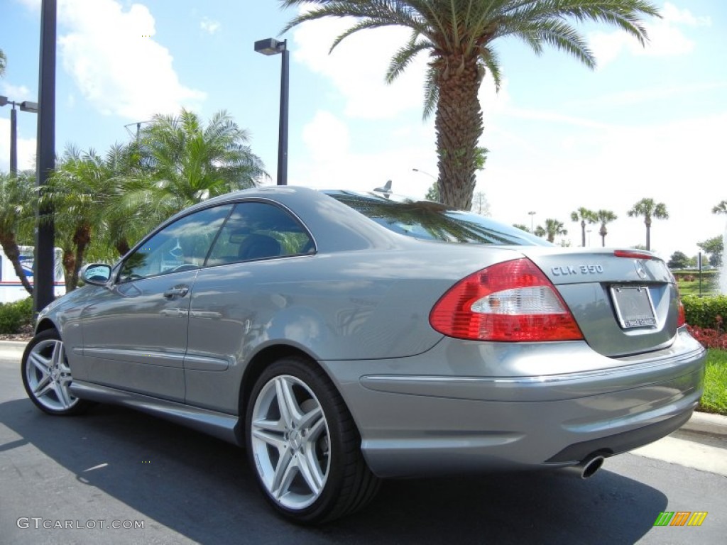 Palladium Silver Metallic 2009 Mercedes-Benz CLK 350 Grand Edition Coupe Exterior Photo #63122692