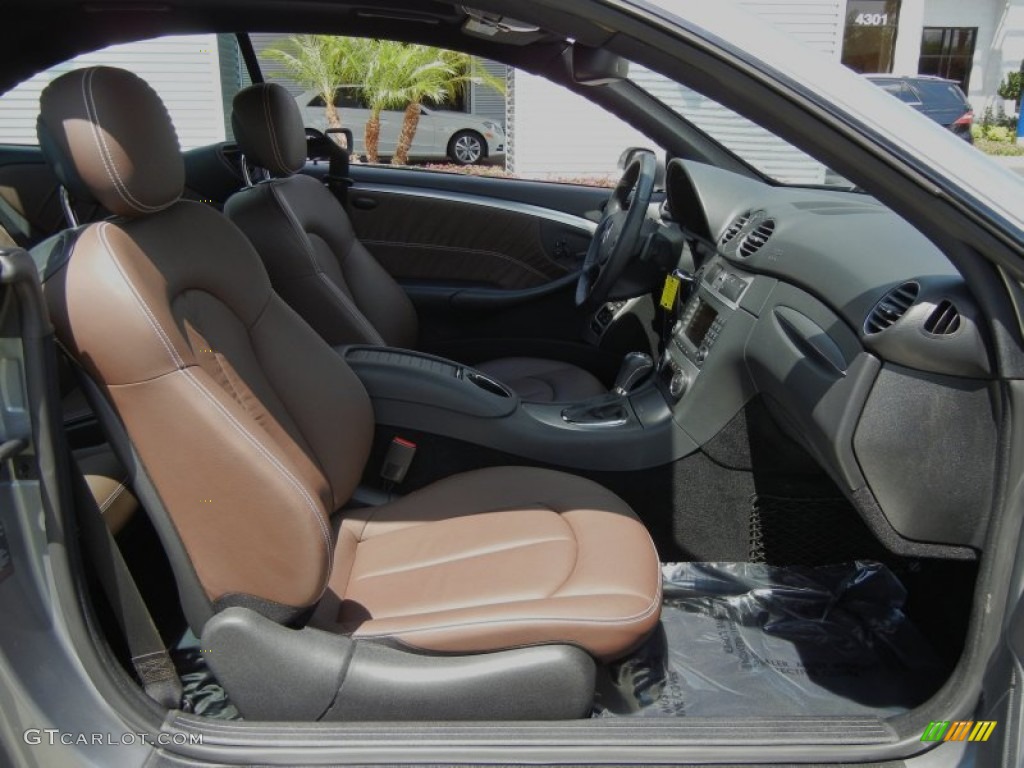 Tobacco Brown Interior 2009 Mercedes-Benz CLK 350 Grand Edition Coupe Photo #63122783