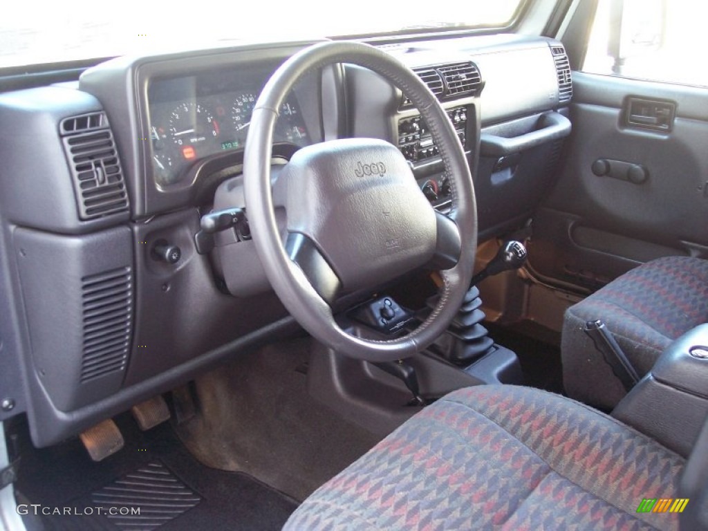 Agate Interior 2000 Jeep Wrangler Sport 4x4 Photo #63123428