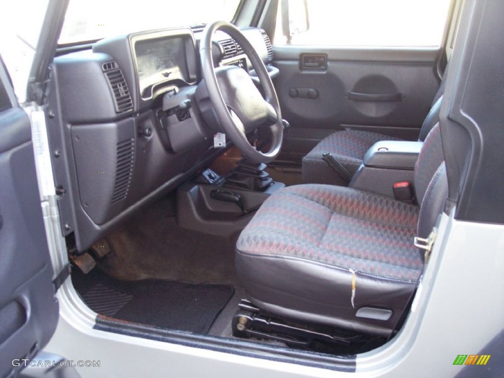 Agate Interior 2000 Jeep Wrangler Sport 4x4 Photo #63123449