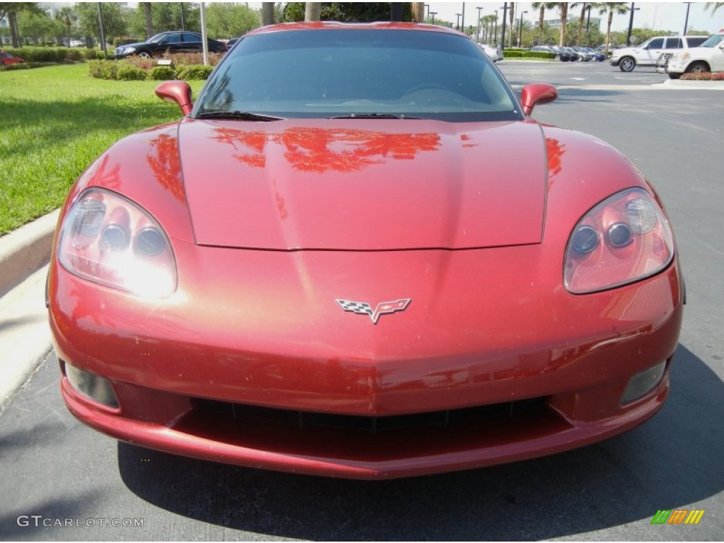 Crystal Red Metallic 2009 Chevrolet Corvette Coupe Exterior Photo #63123474