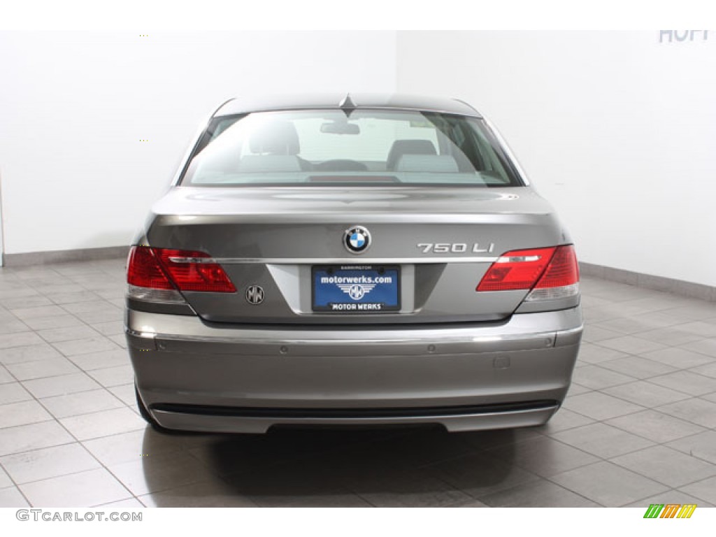 2006 7 Series 750Li Sedan - Sterling Grey Metallic / Basalt Grey/Flannel Grey photo #4