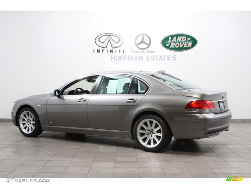 2006 7 Series 750Li Sedan - Sterling Grey Metallic / Basalt Grey/Flannel Grey photo #5