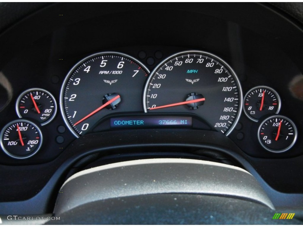 2009 Chevrolet Corvette Coupe Gauges Photo #63123647