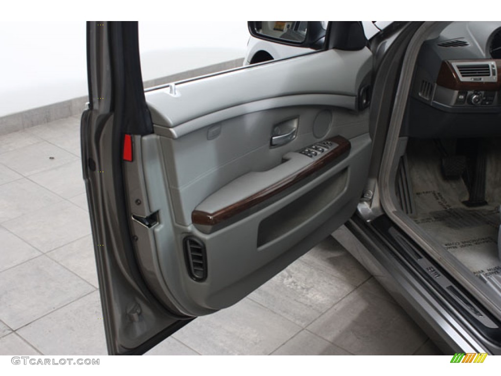 2006 7 Series 750Li Sedan - Sterling Grey Metallic / Basalt Grey/Flannel Grey photo #17