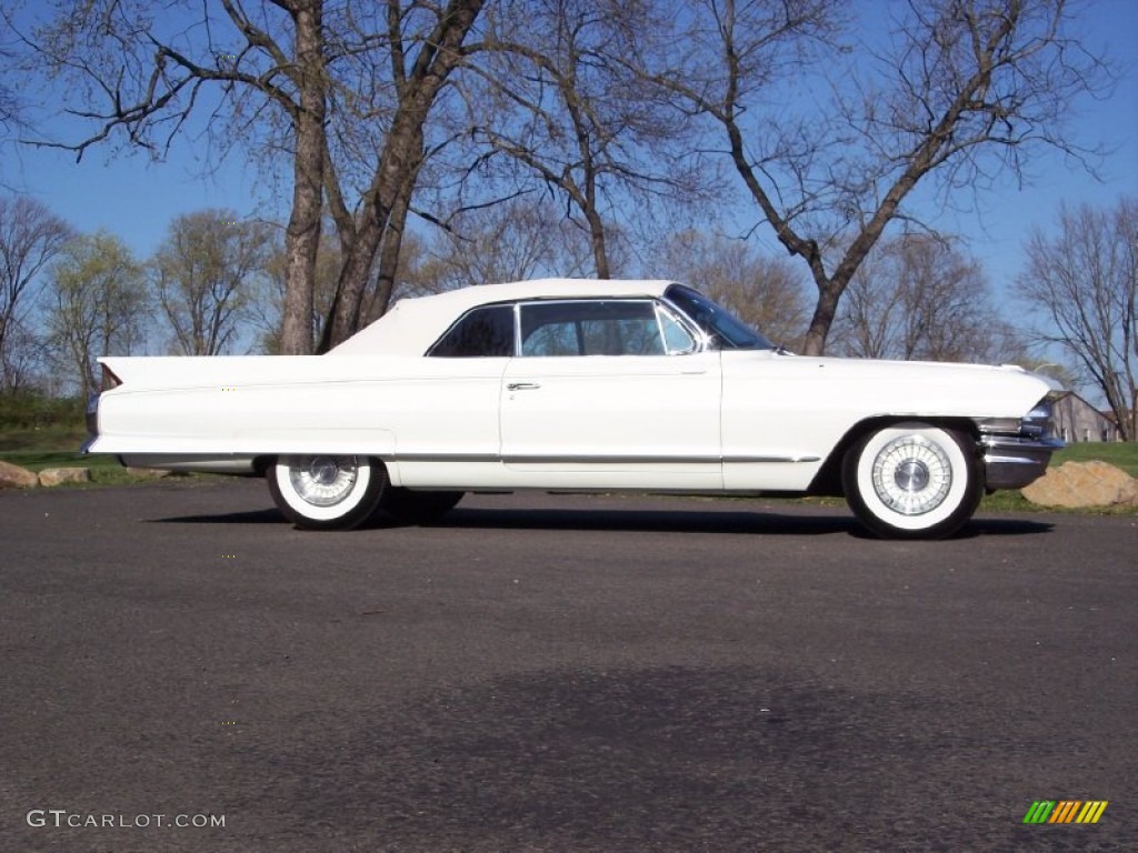 Olympic White 1962 Cadillac Eldorado Biarritz Convertible Exterior Photo #63123811