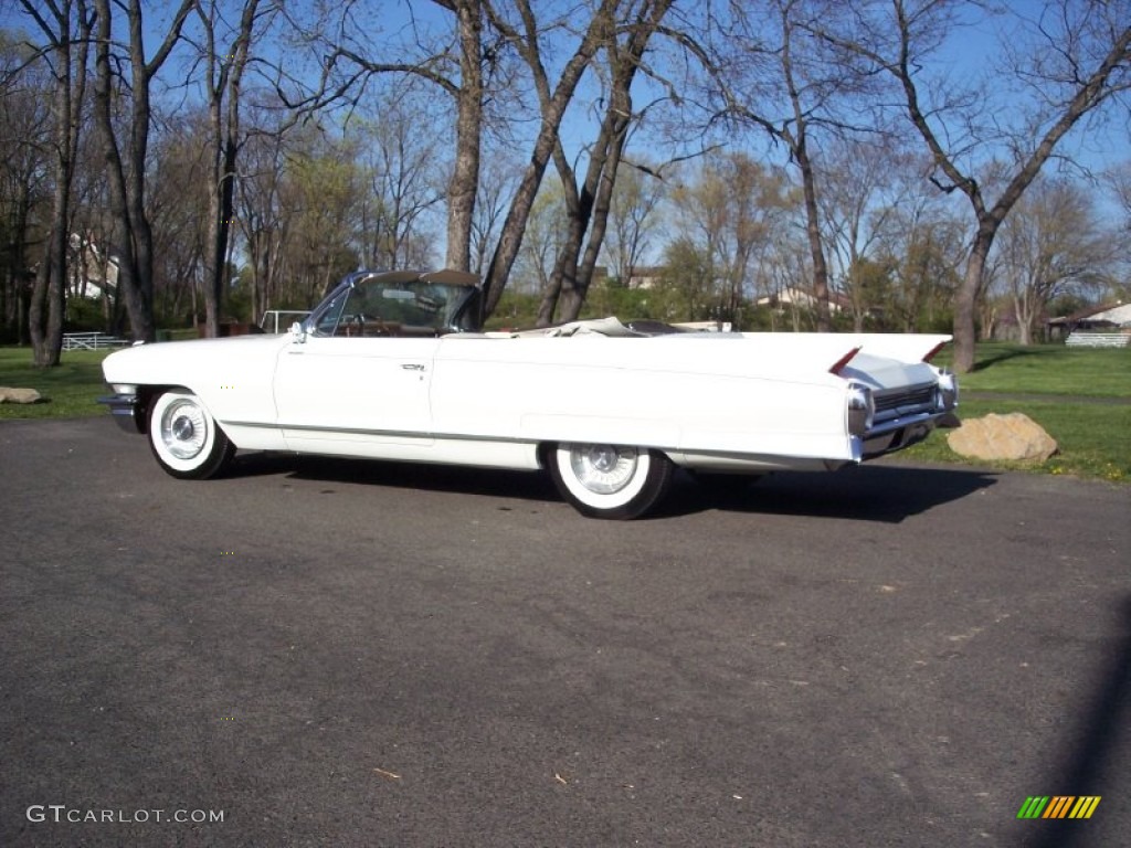 Olympic White 1962 Cadillac Eldorado Biarritz Convertible Exterior Photo #63123956