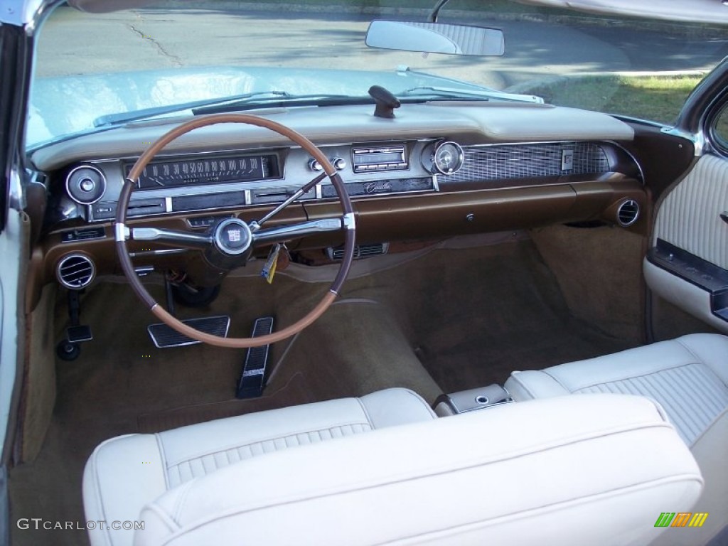 1962 Cadillac Eldorado Biarritz Convertible Light Sandalwood Dashboard Photo #63124049