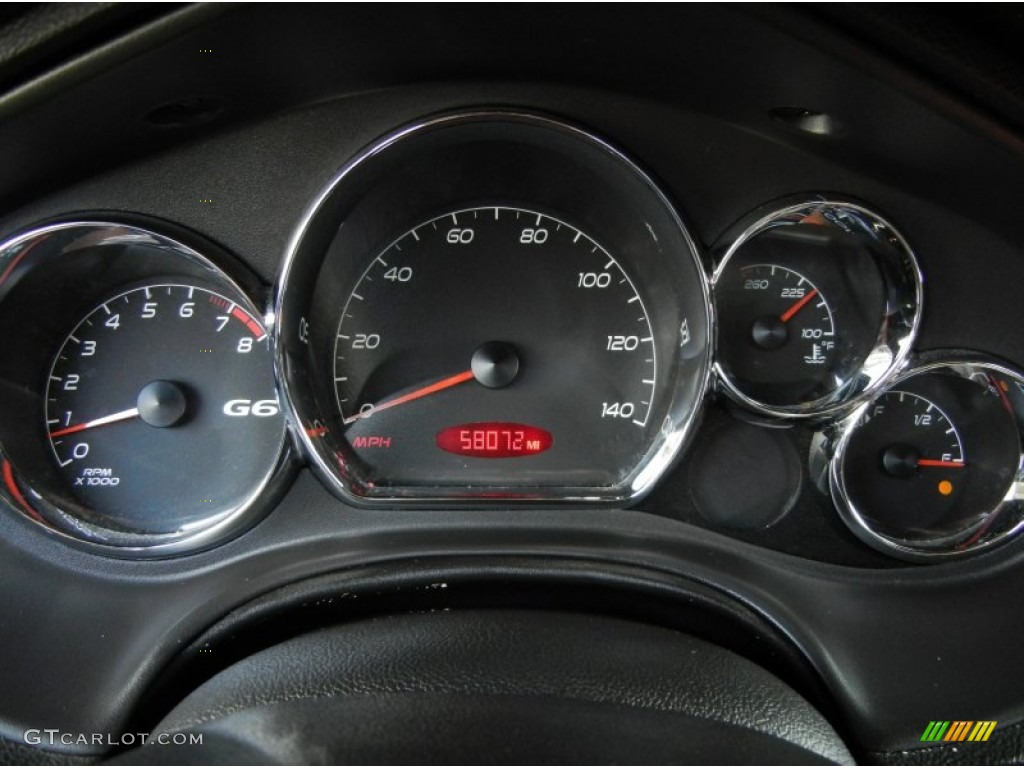 2007 Pontiac G6 GTP Sedan Gauges Photos