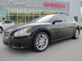 2010 Super Black Nissan Maxima 3.5 SV Premium  photo #1