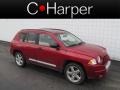 2007 Inferno Red Crystal Pearlcoat Jeep Compass Limited 4x4  photo #1