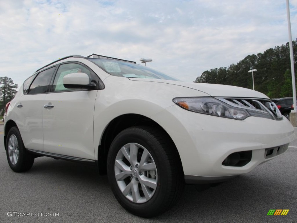 2012 Murano SL - Pearl White / Beige photo #7