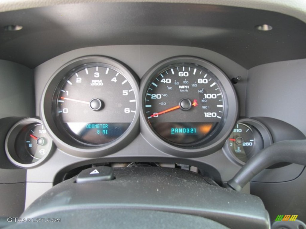 2012 Silverado 1500 LS Extended Cab - Mocha Steel Metallic / Dark Titanium photo #14