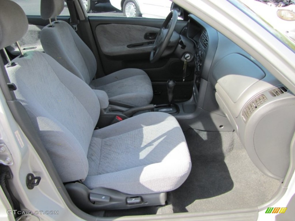 2001 Mirage ES Sedan - Munich Silver Metallic / Gray photo #7