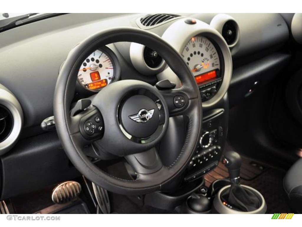 2011 Mini Cooper S Countryman All4 AWD Carbon Black Dashboard Photo #63128231