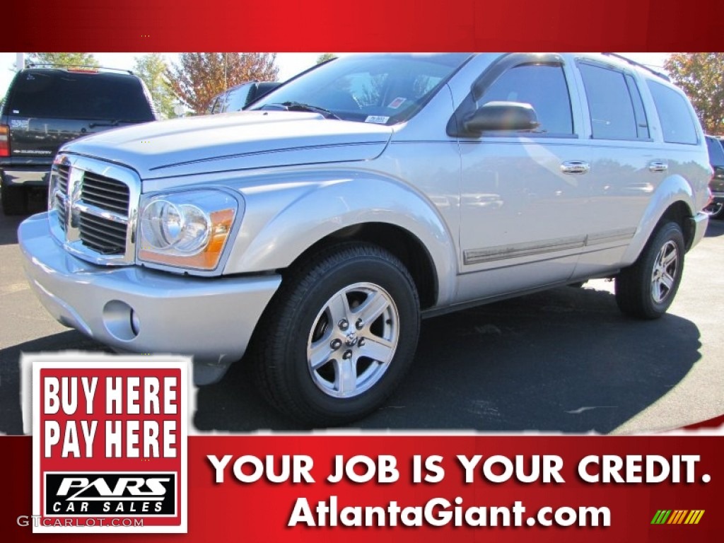 Brilliant Silver Metallic Dodge Durango