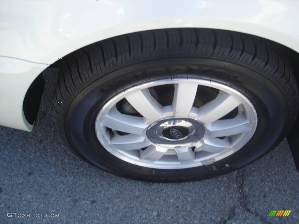 2001 Optima LX V6 - Pearl White / Gray photo #11