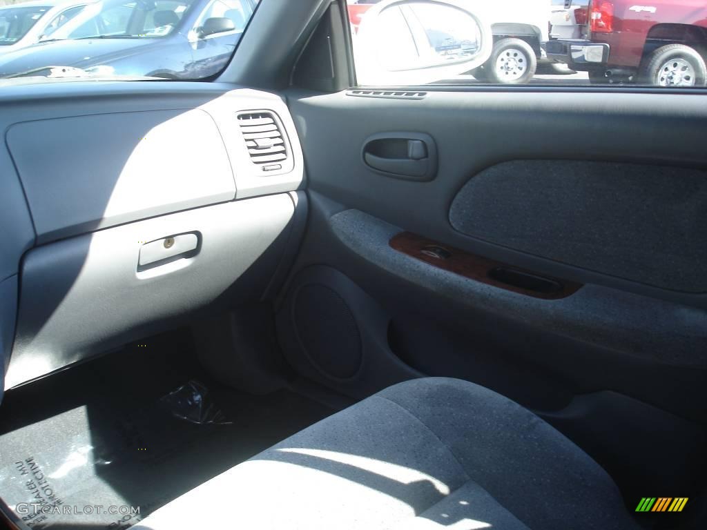 2001 Optima LX V6 - Pearl White / Gray photo #14