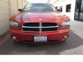 2008 Inferno Red Crystal Pearl Dodge Charger R/T  photo #2