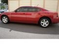 2008 Inferno Red Crystal Pearl Dodge Charger R/T  photo #3