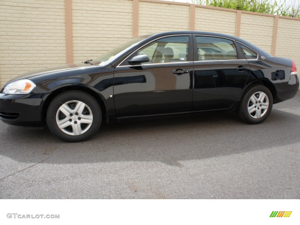 2008 Impala LS - Black / Gray photo #2