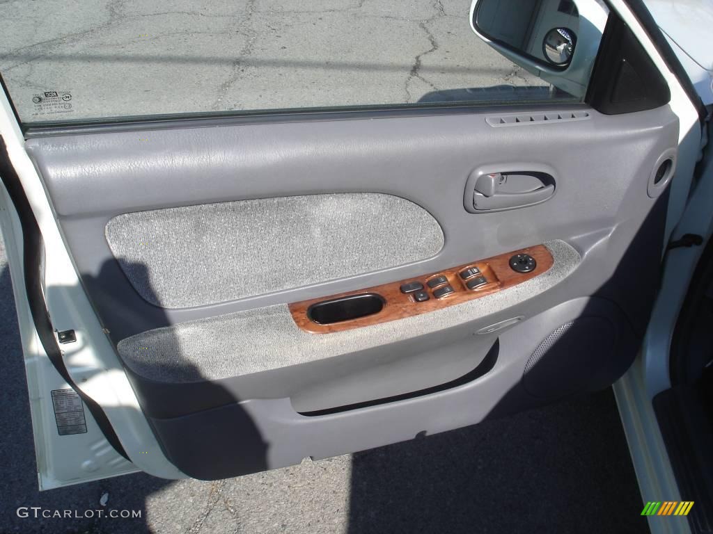2001 Optima LX V6 - Pearl White / Gray photo #23