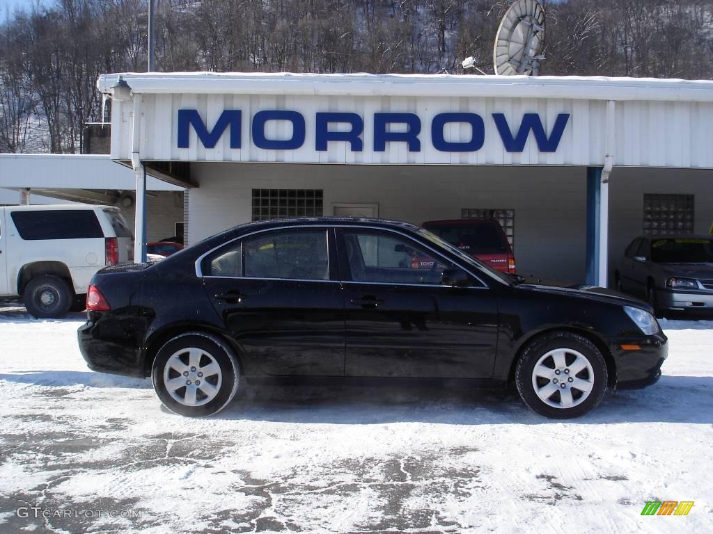 2006 Optima LX - Black / Beige photo #1