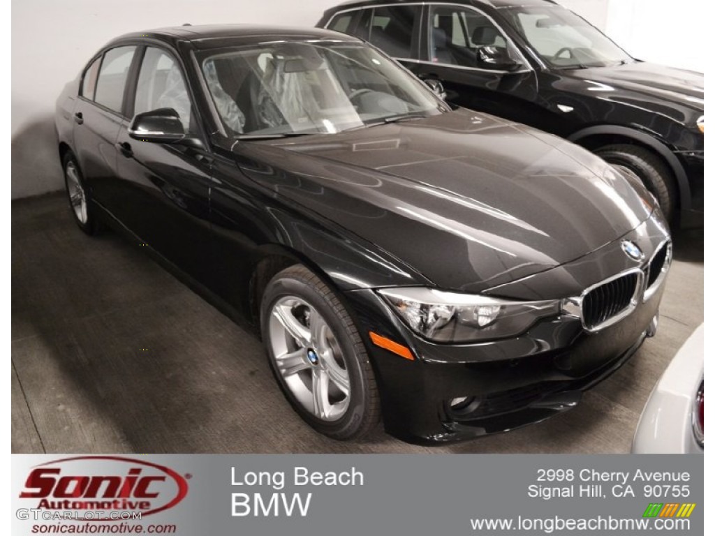 2012 3 Series 328i Sedan - Black Sapphire Metallic / Black photo #1