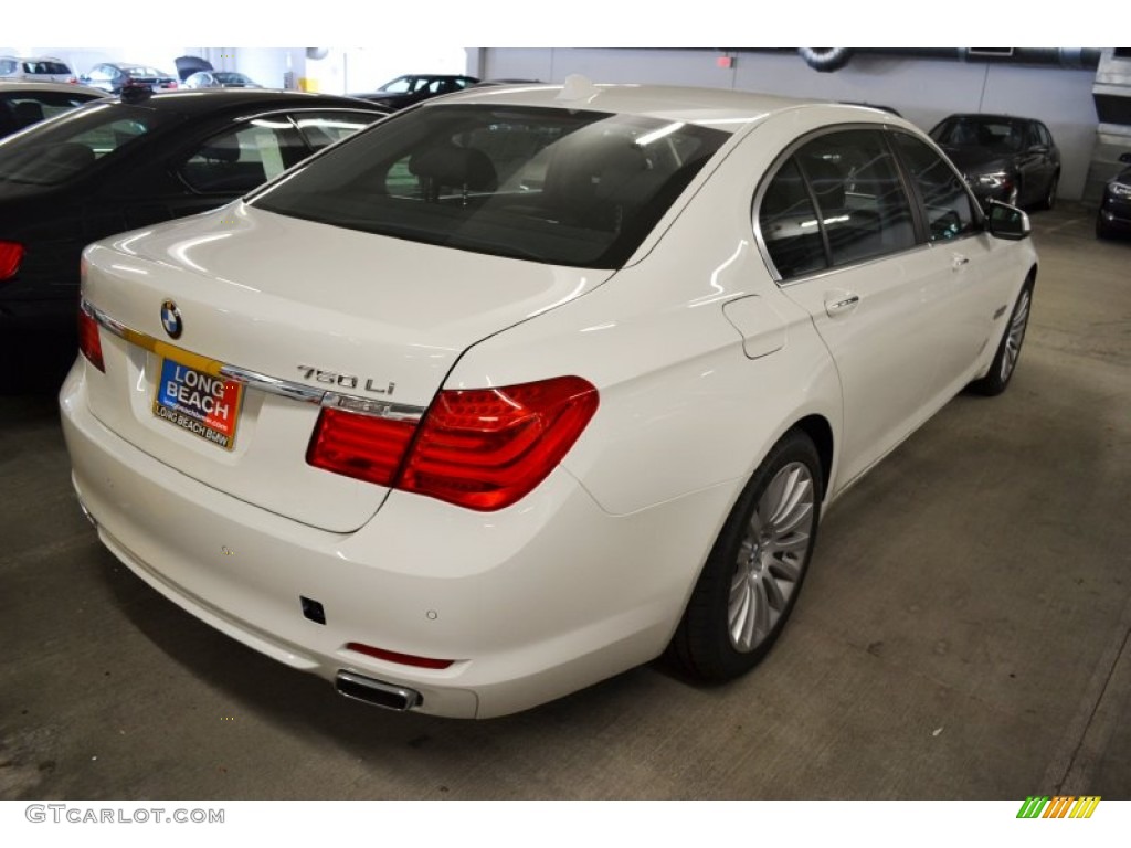 2012 7 Series 750Li Sedan - Alpine White / Black photo #3