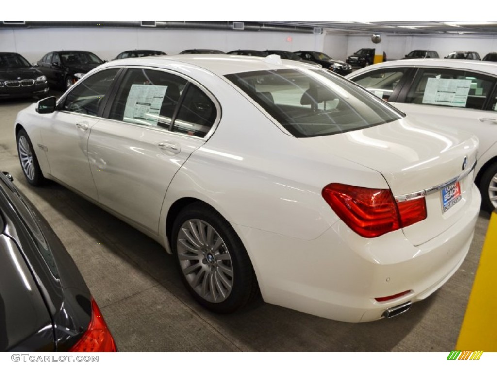 2012 7 Series 750Li Sedan - Alpine White / Black photo #4