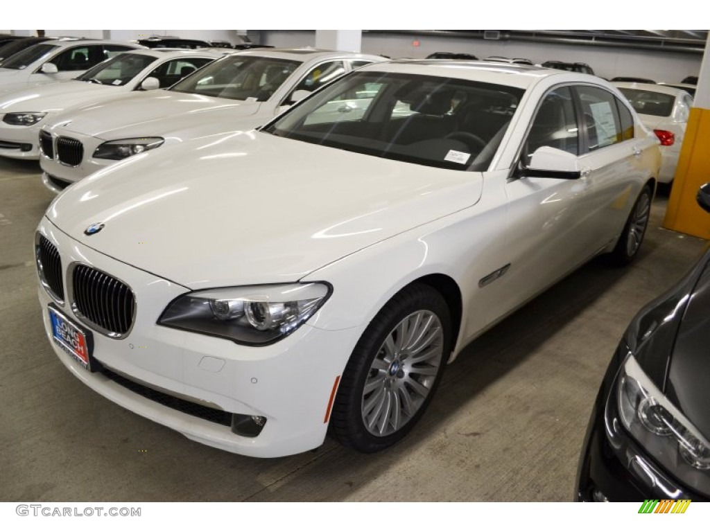 2012 7 Series 750Li Sedan - Alpine White / Black photo #9