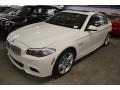 Alpine White - 5 Series 550i Sedan Photo No. 9