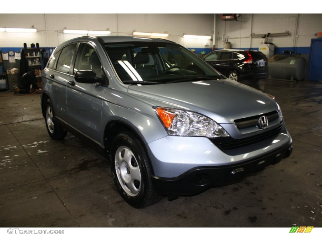 2009 CR-V EX 4WD - Glacier Blue Metallic / Gray photo #1