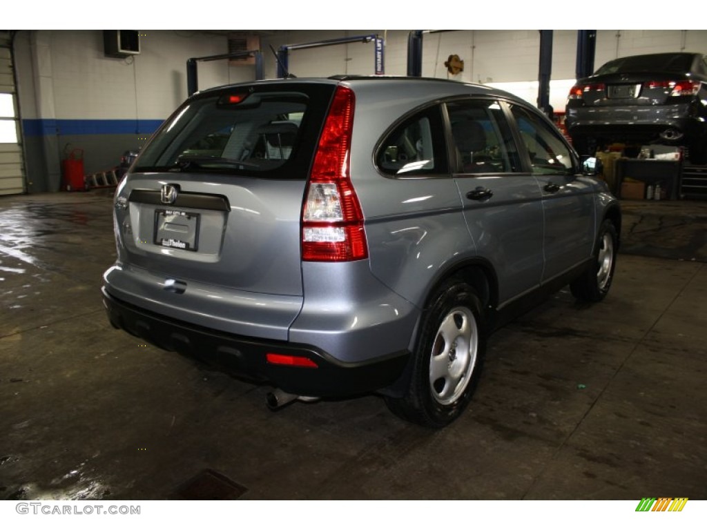 2009 CR-V EX 4WD - Glacier Blue Metallic / Gray photo #4