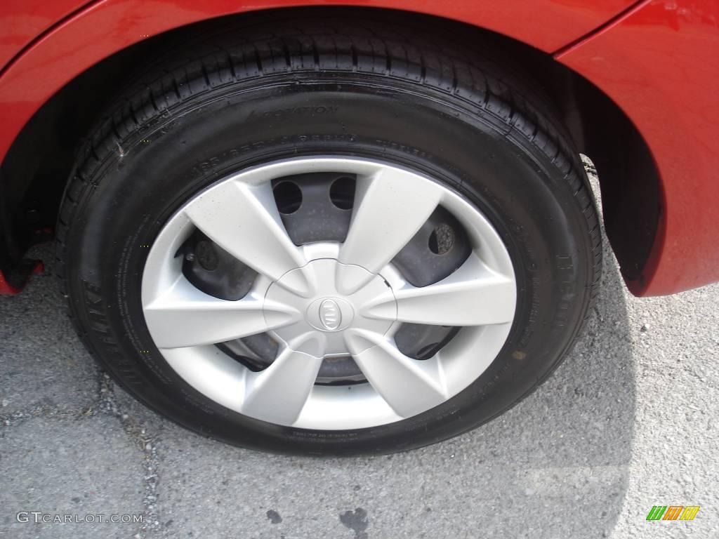 2007 Rio LX Sedan - Tropical Red / Gray photo #20