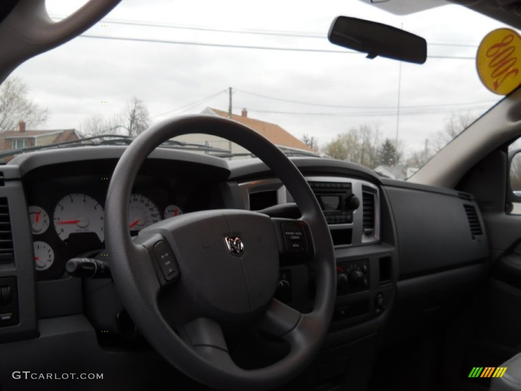 2008 Ram 1500 Big Horn Edition Quad Cab 4x4 - Electric Blue Pearl / Medium Slate Gray photo #19