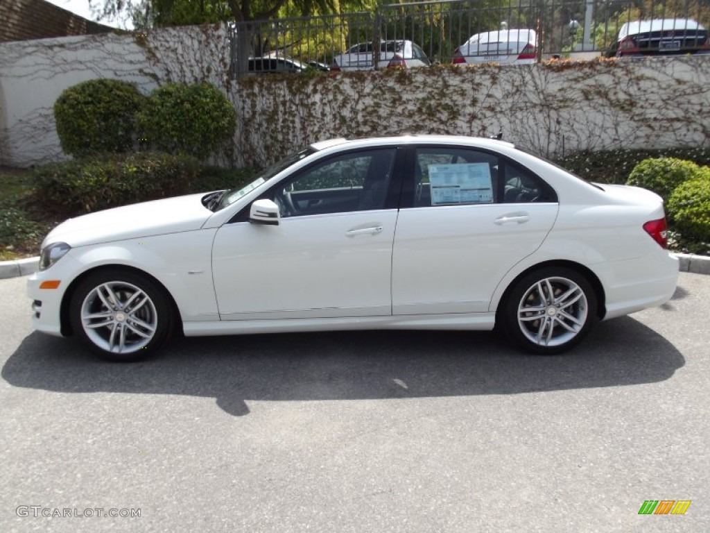 Arctic White 2012 Mercedes-Benz C 250 Sport Exterior Photo #63133859