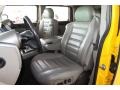 2003 Hummer H2 Black Interior Front Seat Photo