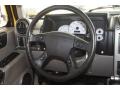 2003 Hummer H2 Black Interior Steering Wheel Photo