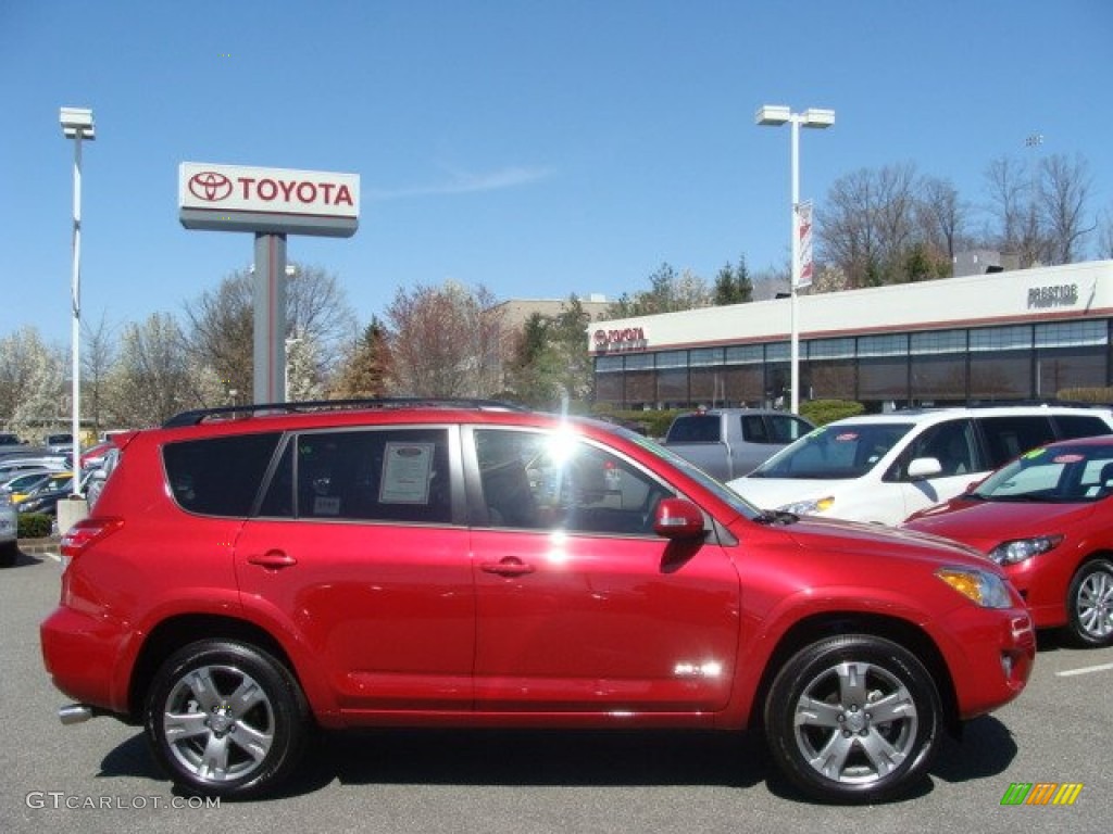 2011 RAV4 Sport 4WD - Barcelona Red Metallic / Dark Charcoal photo #1