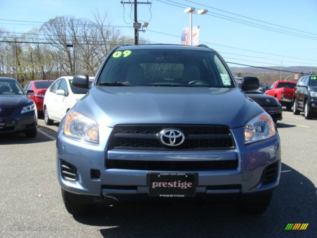 2009 RAV4 4WD - Pacific Blue Metallic / Ash Gray photo #2