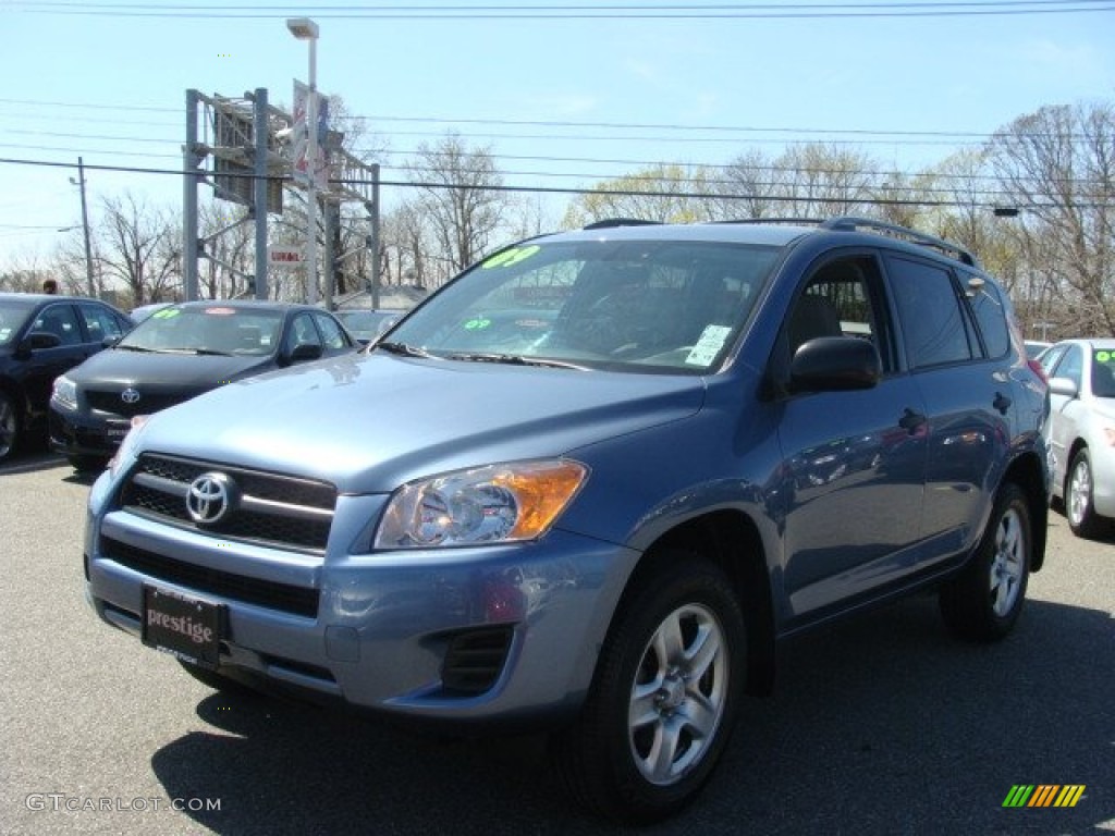 2009 RAV4 4WD - Pacific Blue Metallic / Ash Gray photo #3