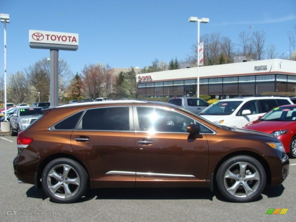 2011 Venza V6 AWD - Sunset Bronze Mica / Ivory photo #1