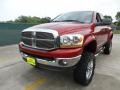 2006 Inferno Red Crystal Pearl Dodge Ram 3500 SLT Quad Cab 4x4  photo #7