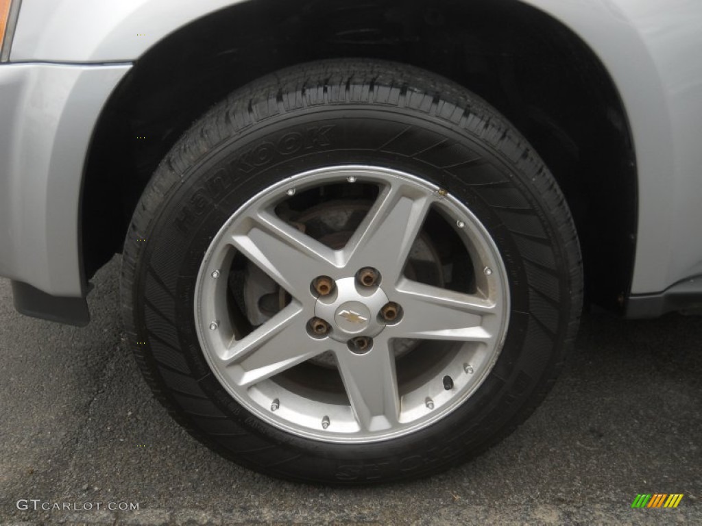 2005 Equinox LT AWD - Galaxy Silver Metallic / Light Gray photo #13