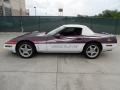 Dark Purple Metallic/Arctic White 1995 Chevrolet Corvette Indianapolis 500 Pace Car Convertible Exterior