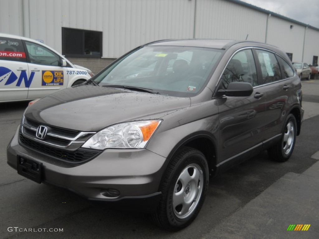 2011 CR-V LX 4WD - Urban Titanium Metallic / Gray photo #1