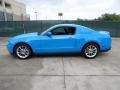 2011 Grabber Blue Ford Mustang V6 Premium Coupe  photo #6